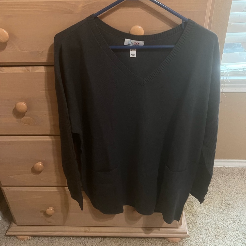Classic Gray V-Neck Sweater